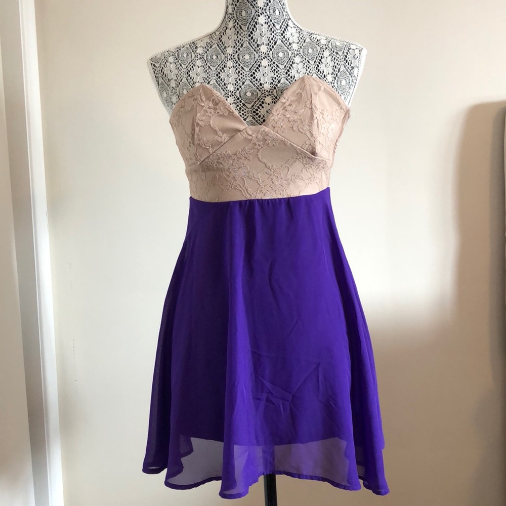 Lulu’s Bustier Mini Dress